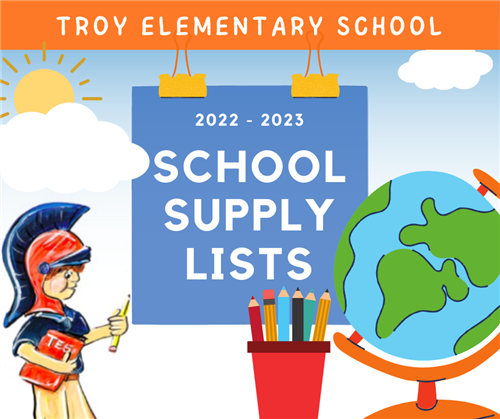 2022 - 2023 School Supply Lists